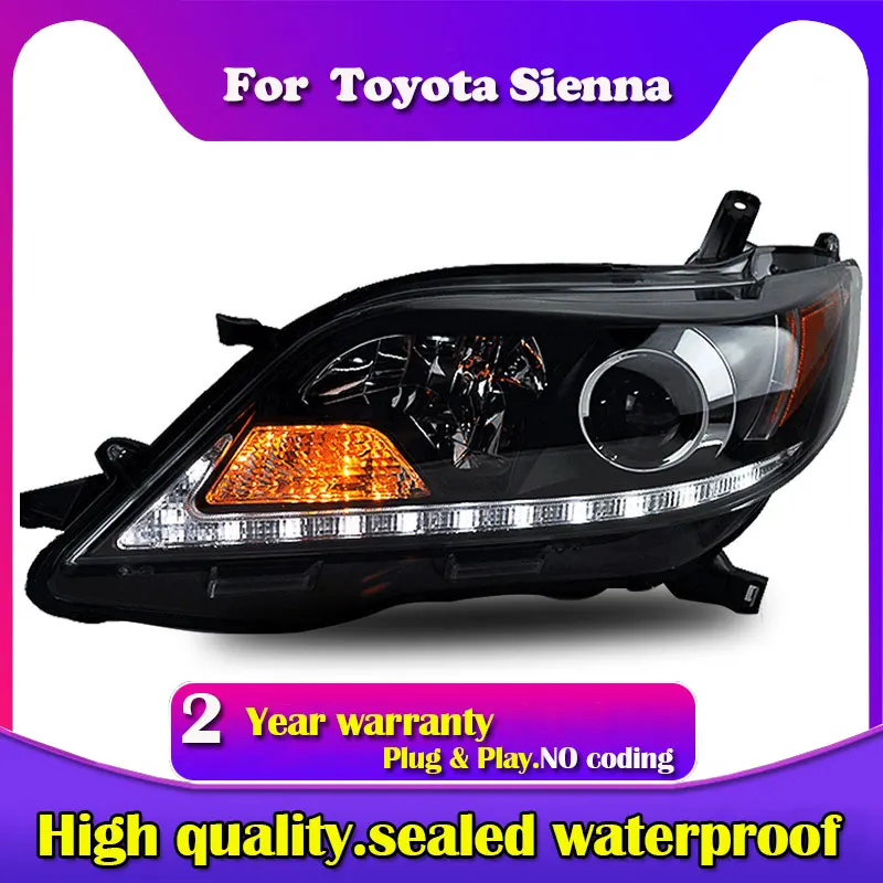 Car Styling Head Lamp 2011 2012 2013 2014 2015-2020 for Toyota Sienna Headlights Sienna LED Headlight DRL Signal Hid Bi Xenon
Car Styling Head Lamp 2011 2012 2013 2014 2015-2020 for Toyota Sienna Headlights Sienna LED Headlight DRL Signal Hid Bi Xenon