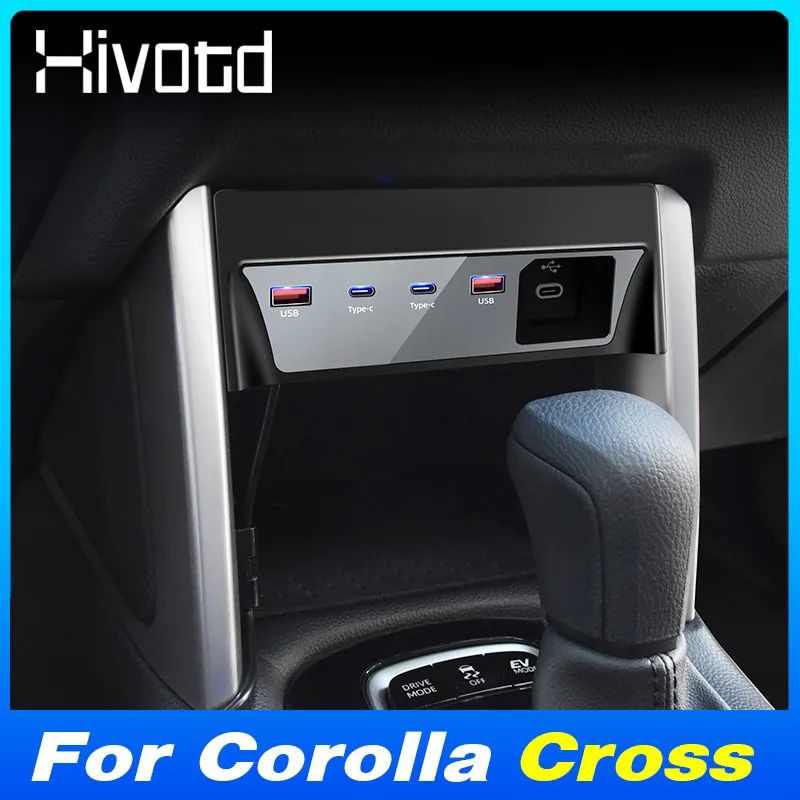 Car Quick Fast Charging USB Type-C Hub Docking Station Powered Splitter Adapter For Toyota Corolla Cross 2021-2024 Accessories
Car Quick Fast Charging USB Type-C Hub Docking Station Powered Splitter Adapter For Toyota Corolla Cross 2021-2024 Accessories