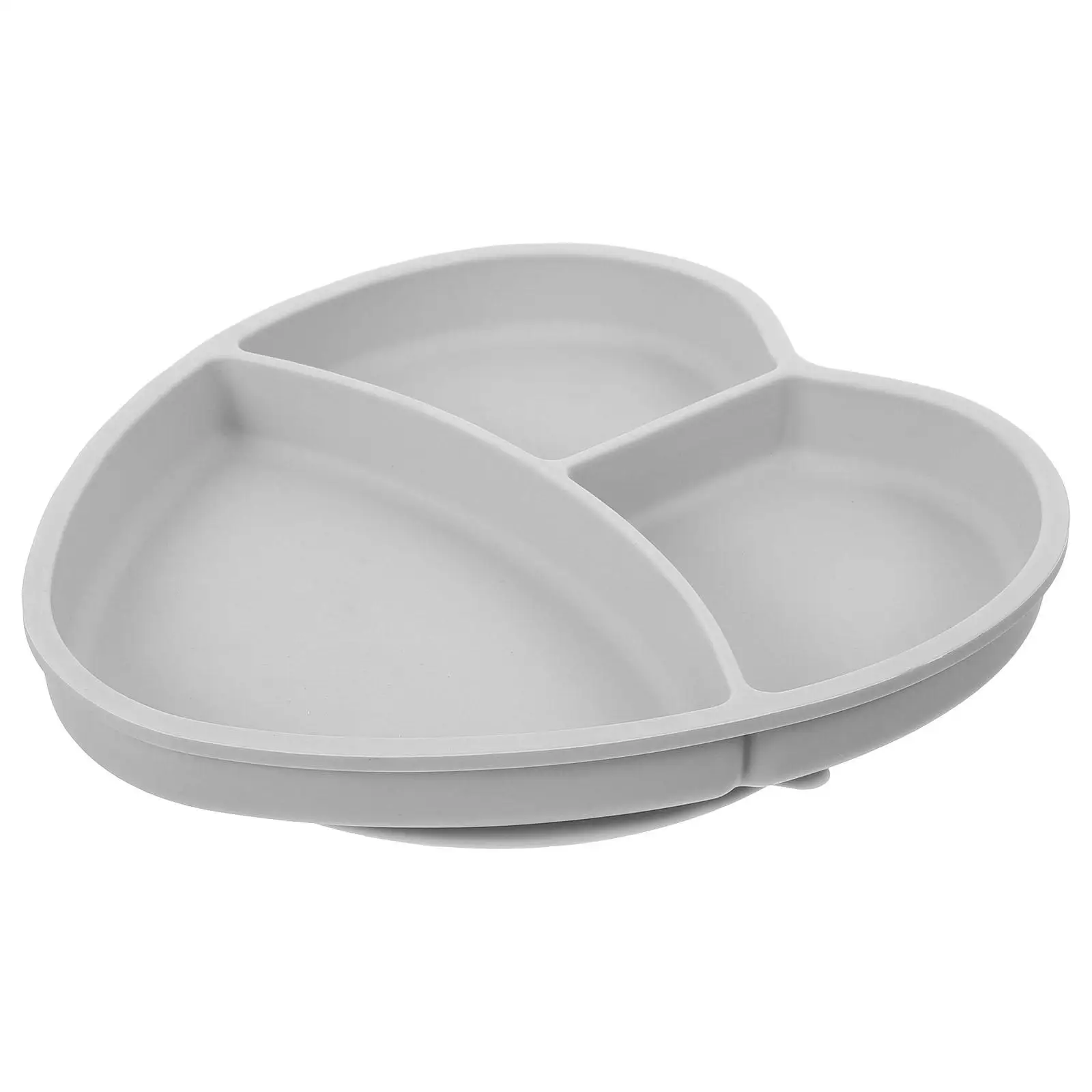 Silicone Anti-fall Plates Suction Cup Toddler Bowls Heart Shaped Grey Baby Training Dining Food Plates for Kids Sturdy Practical
Silicone Anti-fall Plates Suction Cup Toddler Bowls Heart Shaped Grey Baby Training Dining Food Plates for Kids Sturdy Practical