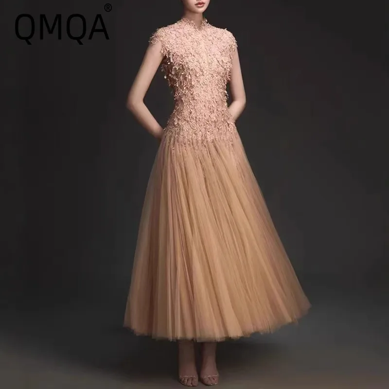 QMQA модное женское роскошное элегантное платье с цветами, кружевное марлевое платье трапециевидной формы без рукавов, большие свободные вечерние платья 2021, женское M584
QMQA модное женское роскошное элегантное платье с цветами, кружевное марлевое платье трапециевидной формы без рукавов, большие свободные вечерние платья 2021, женское M584
