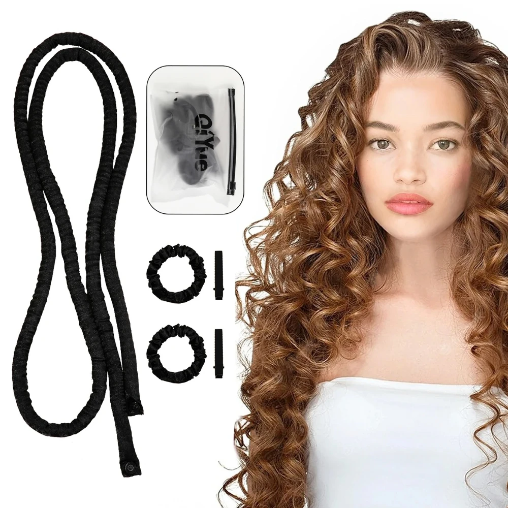 1Set Heatless Curling Rod Headband No Heat Silk Ribbon Rollers for Overnight Sleeping Curls Styling Kit with Hair Clip Scrunchie
1Set Heatless Curling Rod Headband No Heat Silk Ribbon Rollers for Overnight Sleeping Curls Styling Kit with Hair Clip Scrunchie