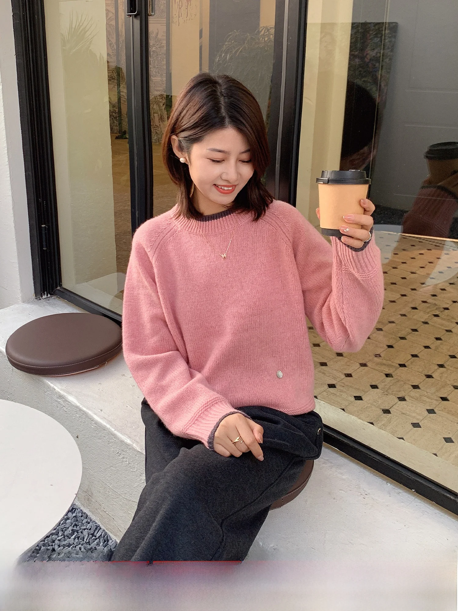 Zillal Comfortable Wool Knitwear Women's round Ne oulder Sve Insert Soft Cozy Woolen Sweater Commute Sle Winter 2024
Zillal Comfortable Wool Knitwear Women's round Ne oulder Sve Insert Soft Cozy Woolen Sweater Commute Sle Winter 2024