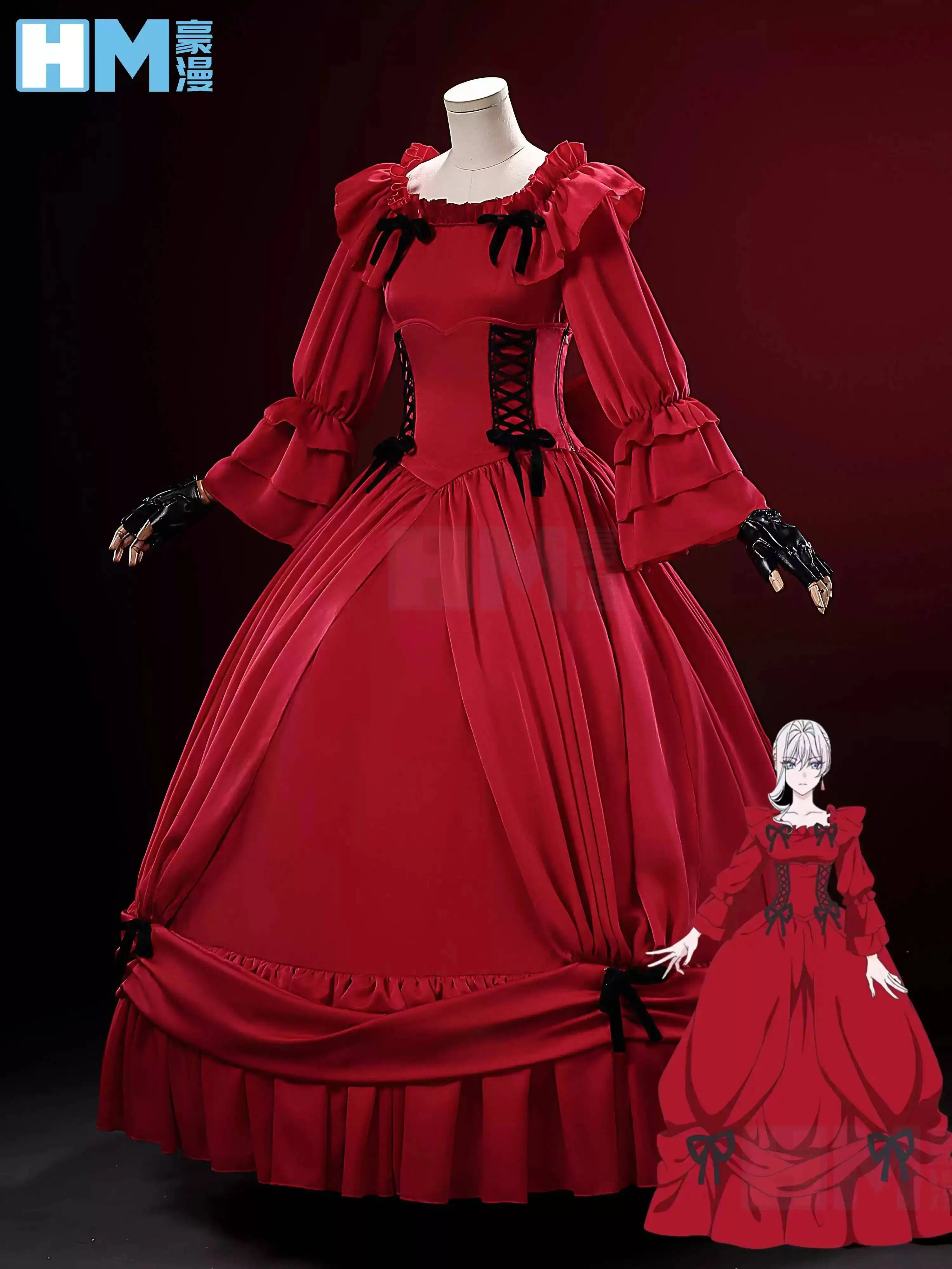 Halloween Scarlet El Vandimion Cosplay Costume Anime May I Ask For One Final Thing Cosplay Women Red Lolita Dress Christmas
Halloween Scarlet El Vandimion Cosplay Costume Anime May I Ask For One Final Thing Cosplay Women Red Lolita Dress Christmas