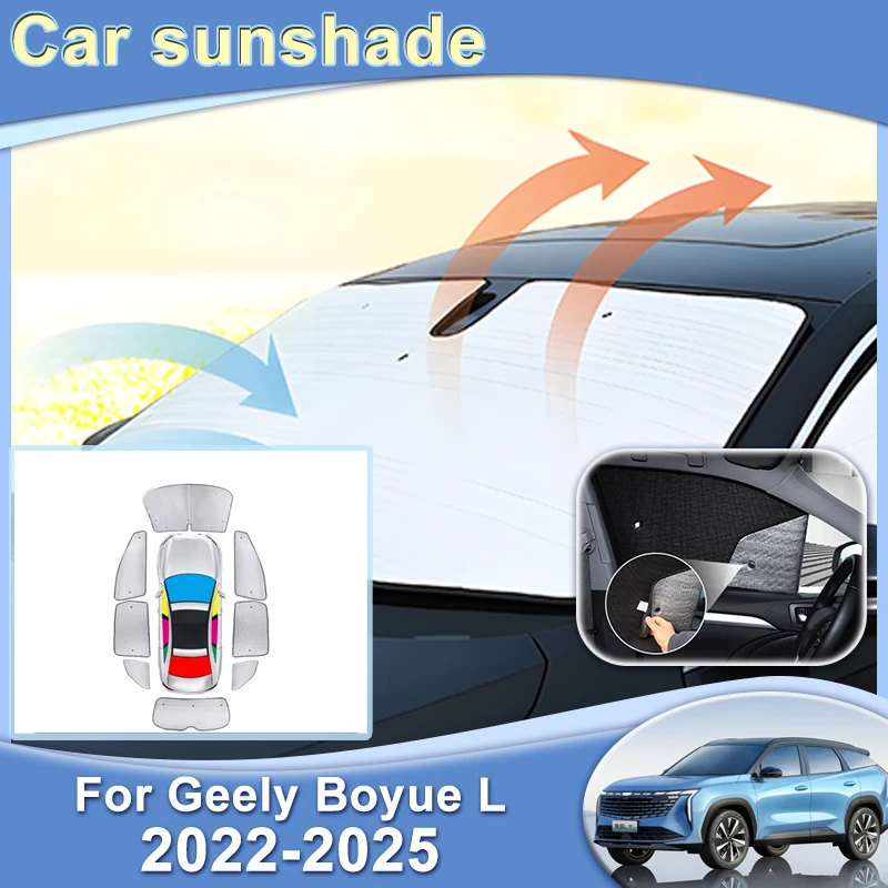 For Geely Boyue L 2024 Starray Atlas FX11 2022-2025 Sun Shade Visor Heat Insulation Sun Protection Anti-UV Windshield Auto Tools
For Geely Boyue L 2024 Starray Atlas FX11 2022-2025 Sun Shade Visor Heat Insulation Sun Protection Anti-UV Windshield Auto Tools