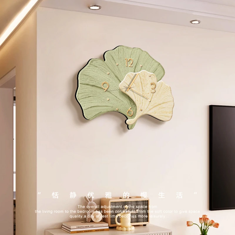 Ginkgo Leaf Wall Clock Silent Quartz Clock Elegant Dining Room Decor Living Room Wall Art Home Decoration Gift
Ginkgo Leaf Wall Clock Silent Quartz Clock Elegant Dining Room Decor Living Room Wall Art Home Decoration Gift