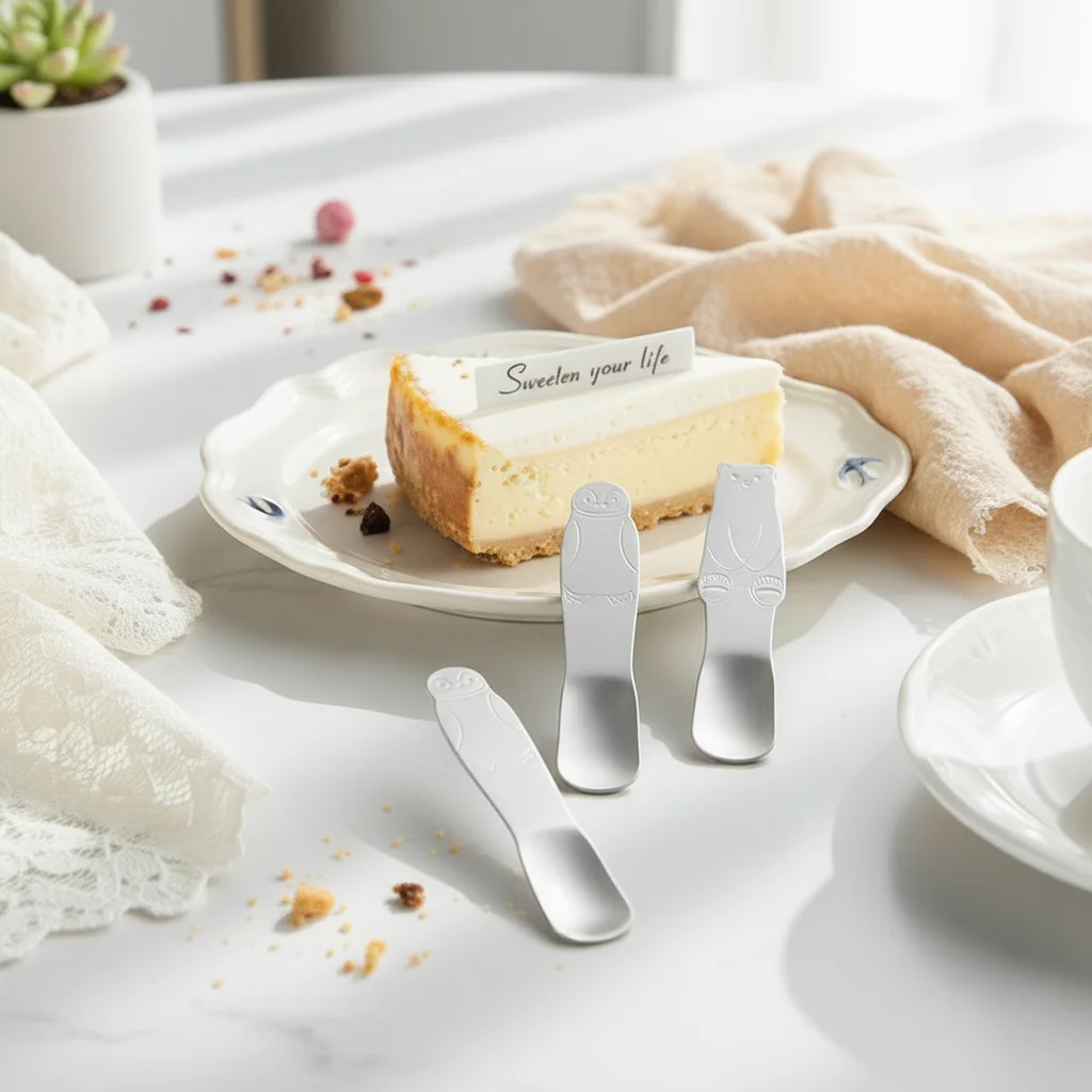 Japan Self melting Dessert Spoon Aluminum Ice Cream Scoop Silver Penguin Bear Pattern Coffee Spoon Kawaii Kitchen Tableware
Japan Self melting Dessert Spoon Aluminum Ice Cream Scoop Silver Penguin Bear Pattern Coffee Spoon Kawaii Kitchen Tableware