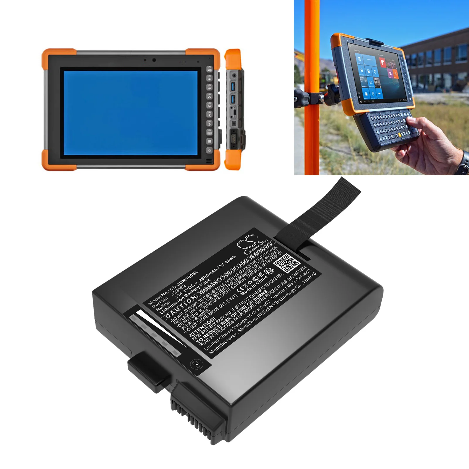 Сменная батарея CS для Juniper Mesa Pro, Mesa Pro 10" PN:29562 2600 мАч / 37,44 Вт·ч
Сменная батарея CS для Juniper Mesa Pro, Mesa Pro 10" PN:29562 2600 мАч / 37,44 Вт·ч