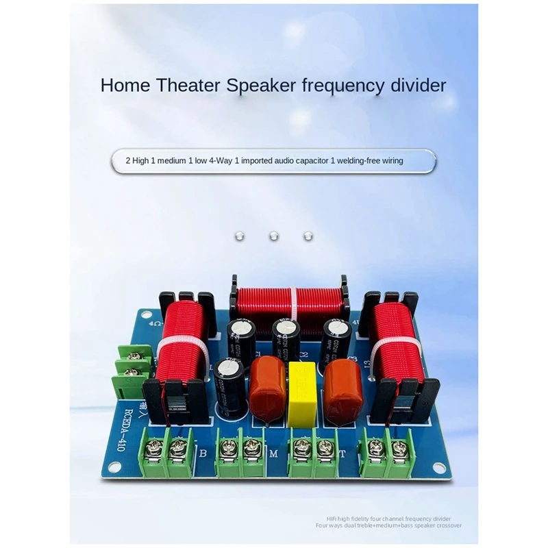 1 PCS Plastic 200W 20KHZ Treble And Bass Divider Hifi High Fidelity Divider Filter
1 PCS Plastic 200W 20KHZ Treble And Bass Divider Hifi High Fidelity Divider Filter