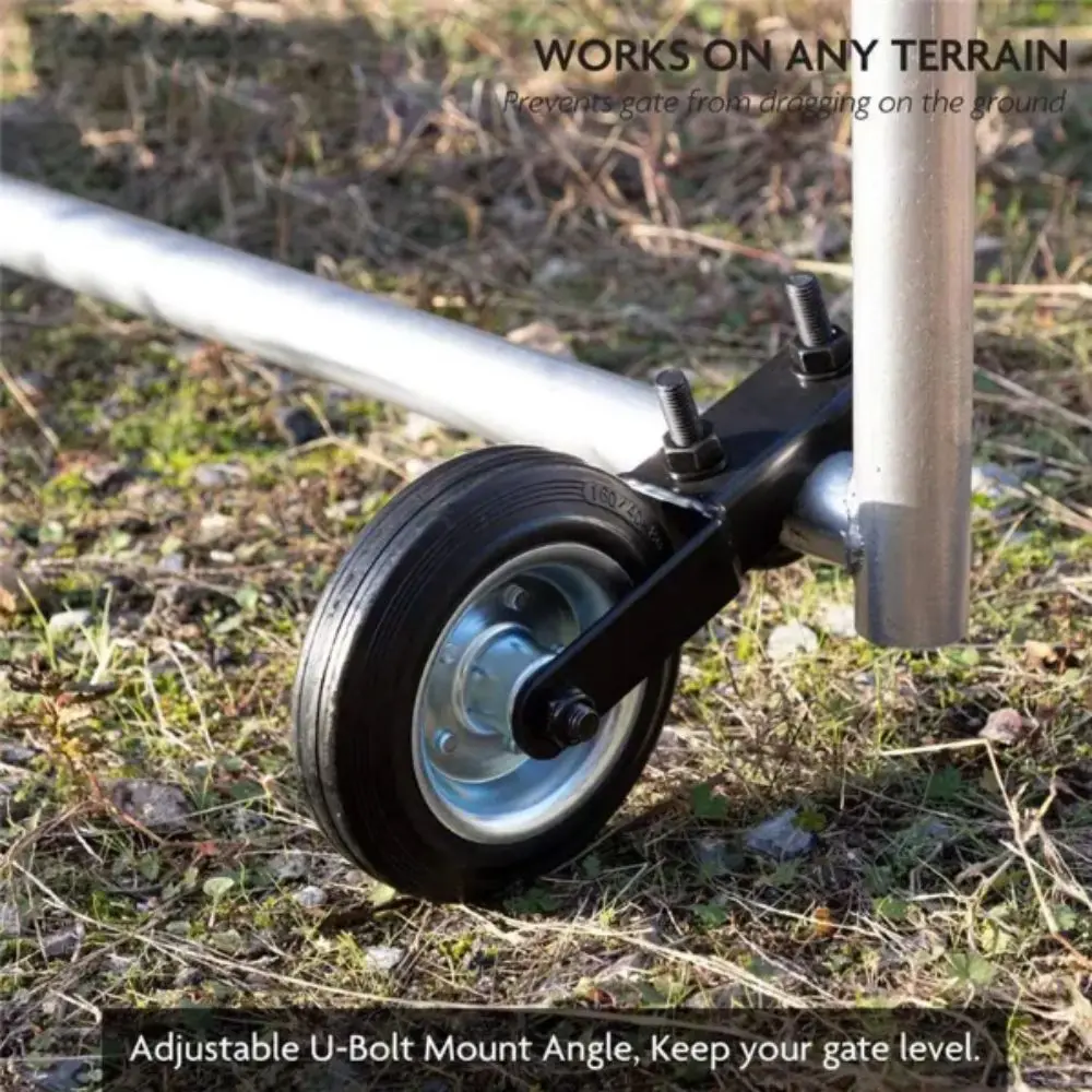 Heavy Duty Farm Gate Caster Black Metal Tube Metal Fence Gate Wheel Rubber Wheel Gate Caster Wheel Shipping Container Gate
Heavy Duty Farm Gate Caster Black Metal Tube Metal Fence Gate Wheel Rubber Wheel Gate Caster Wheel Shipping Container Gate