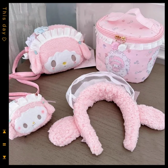Kawaii Sanrio Kuromi Cosmetic Bag Animation Peripheral Crossbody My Piano Melody Cute Storage Coin Purse Women Birthday Gift
Kawaii Sanrio Kuromi Cosmetic Bag Animation Peripheral Crossbody My Piano Melody Cute Storage Coin Purse Women Birthday Gift