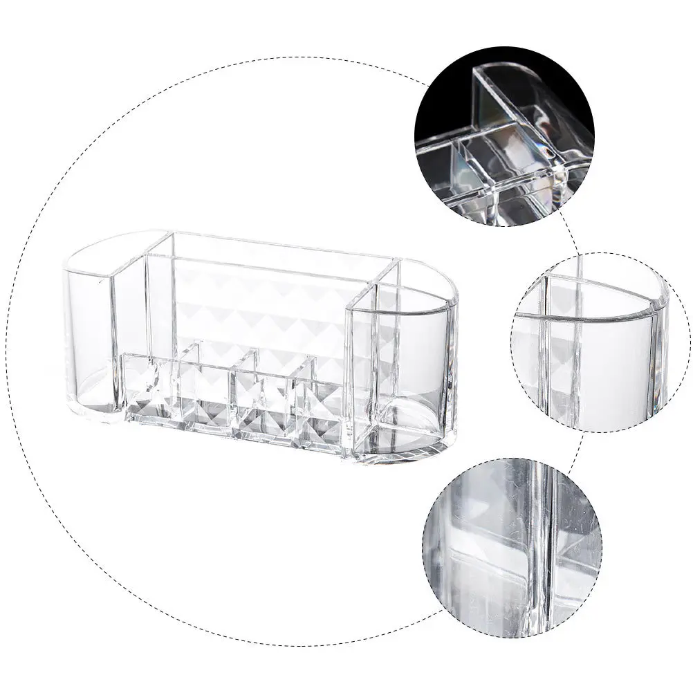 1Pcs Clear Organizer Multiple Grids Transparent Makeup Holder Eco Friendly Durable Desktop Storage Container
1Pcs Clear Organizer Multiple Grids Transparent Makeup Holder Eco Friendly Durable Desktop Storage Container