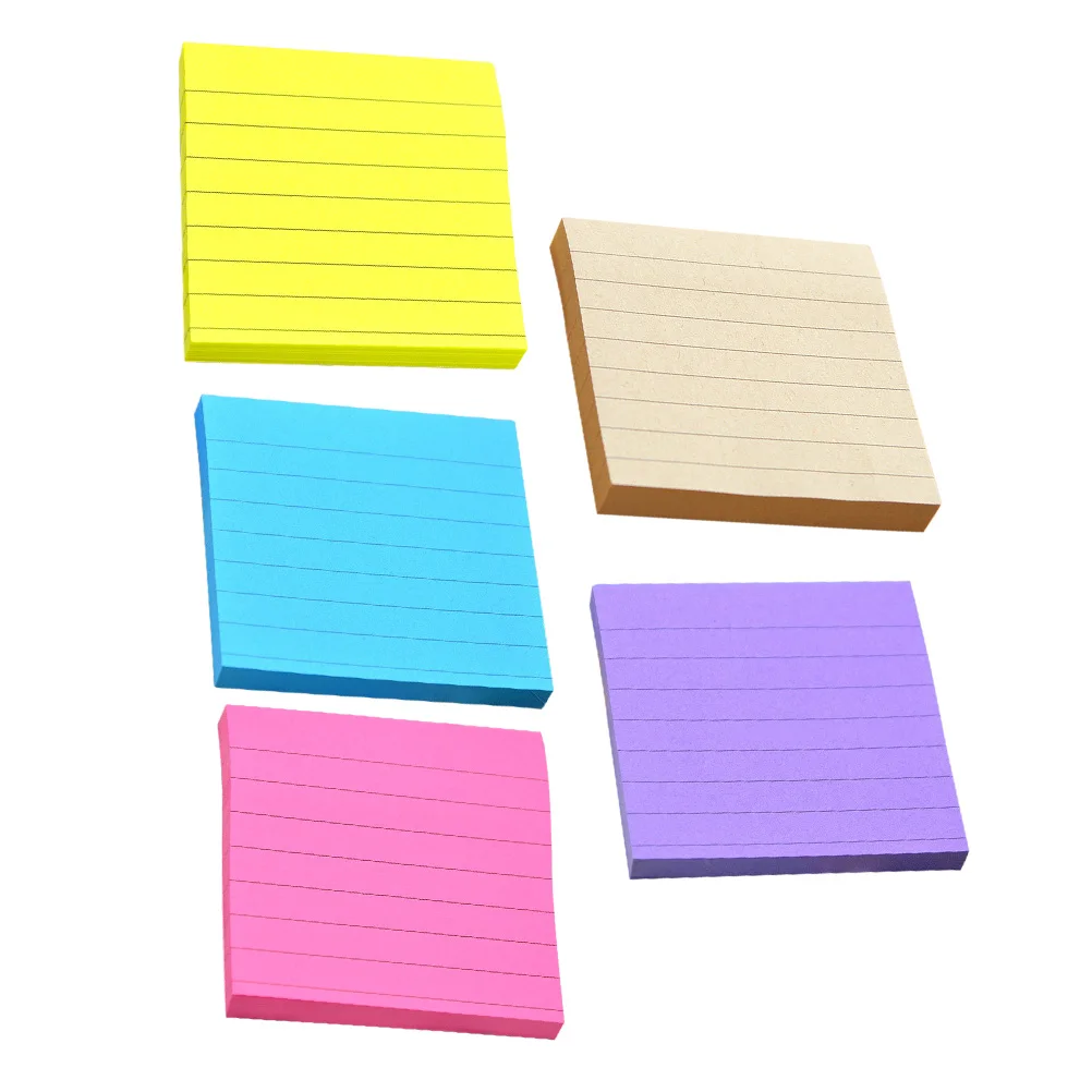 1 set Memo Pads Adhesive Paper Notepads Fluorescent Red Yellow Brown Blue Purple Small Size Office Home School Wall
1 set Memo Pads Adhesive Paper Notepads Fluorescent Red Yellow Brown Blue Purple Small Size Office Home School Wall