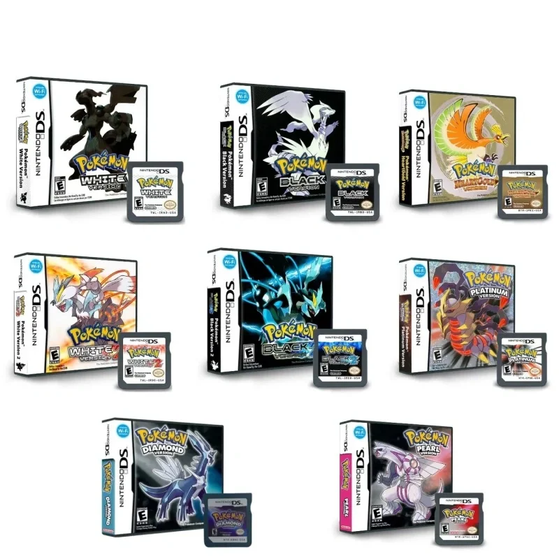 Pokemon English Version Game Card With Black White Platinum Silver Soul And American Version Card Suitable For DS/NDS/3DS
Pokemon English Version Game Card With Black White Platinum Silver Soul And American Version Card Suitable For DS/NDS/3DS