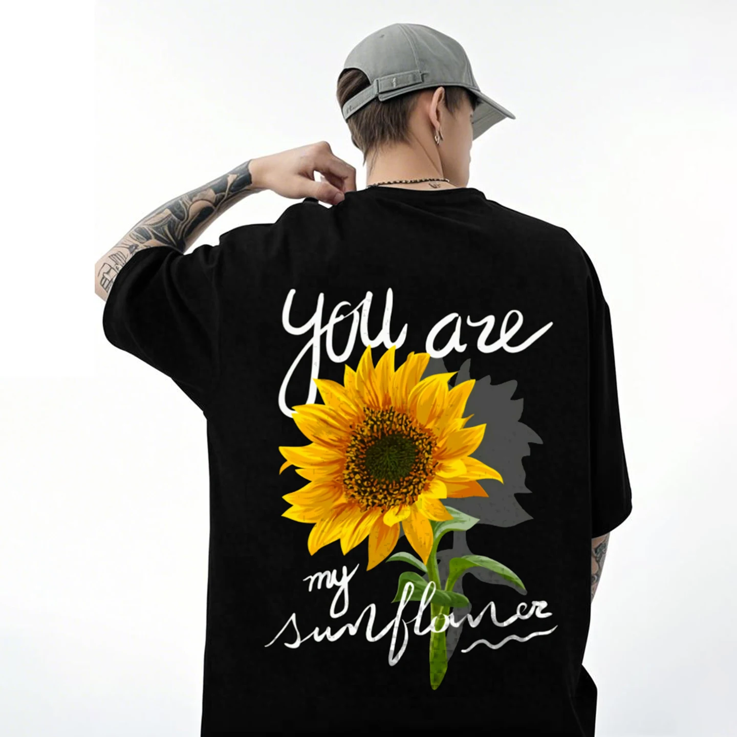 Men's and Women's Cotton Short-Sleeved T-Shirts Y2K Nature Sunflower Pattern Retro American Personality Fashion Short Sleeves
Men's and Women's Cotton Short-Sleeved T-Shirts Y2K Nature Sunflower Pattern Retro American Personality Fashion Short Sleeves