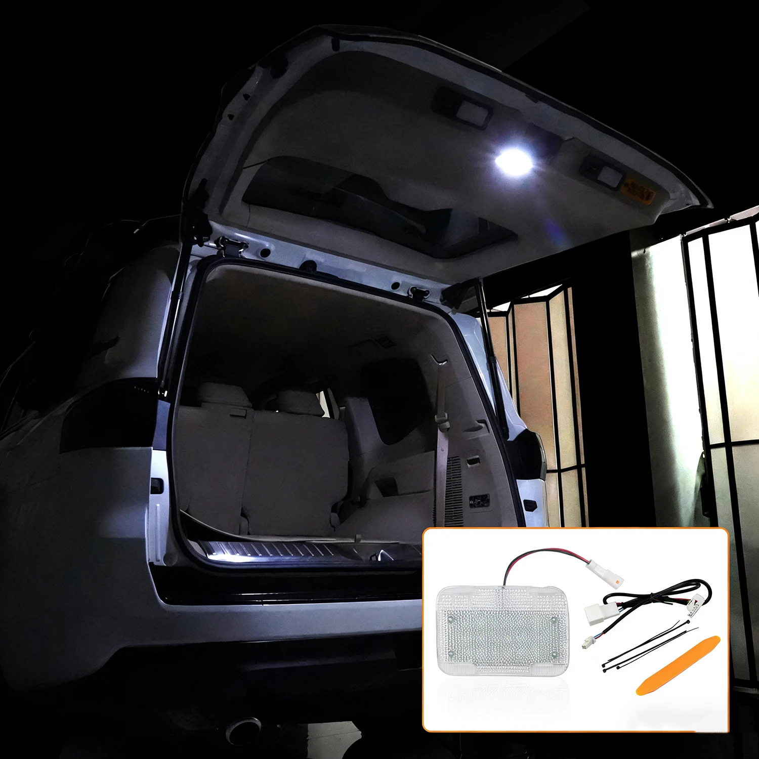 for Toyota Land Cruiser LC300 J300 2022-2025 Power Tailgate Illumination LED Hatch Door Light Trunk Lamp Replacement Kit
for Toyota Land Cruiser LC300 J300 2022-2025 Power Tailgate Illumination LED Hatch Door Light Trunk Lamp Replacement Kit