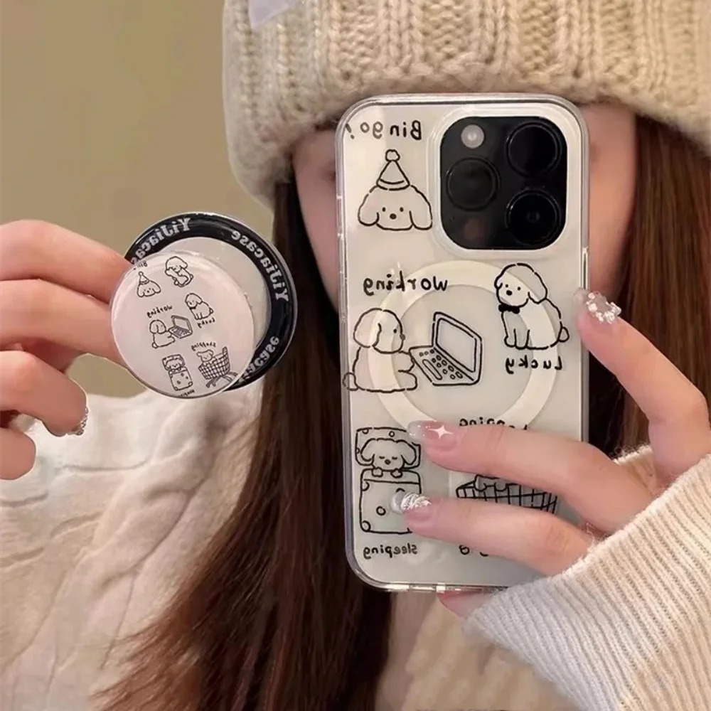 Корейский милый щенок, магнитный держатель, ручка Tok Griptok, подставка для телефона, поддержка iPhone 16, Pad Magsafe
Корейский милый щенок, магнитный держатель, ручка Tok Griptok, подставка для телефона, поддержка iPhone 16, Pad Magsafe