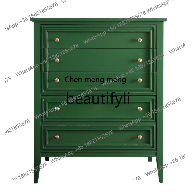 Комод из цельного дерева/персонализированный шкафчик для ящиков/зеленый неоклассический входной шкафH
Комод из цельного дерева/персонализированный шкафчик для ящиков/зеленый неоклассический входной шкафH
