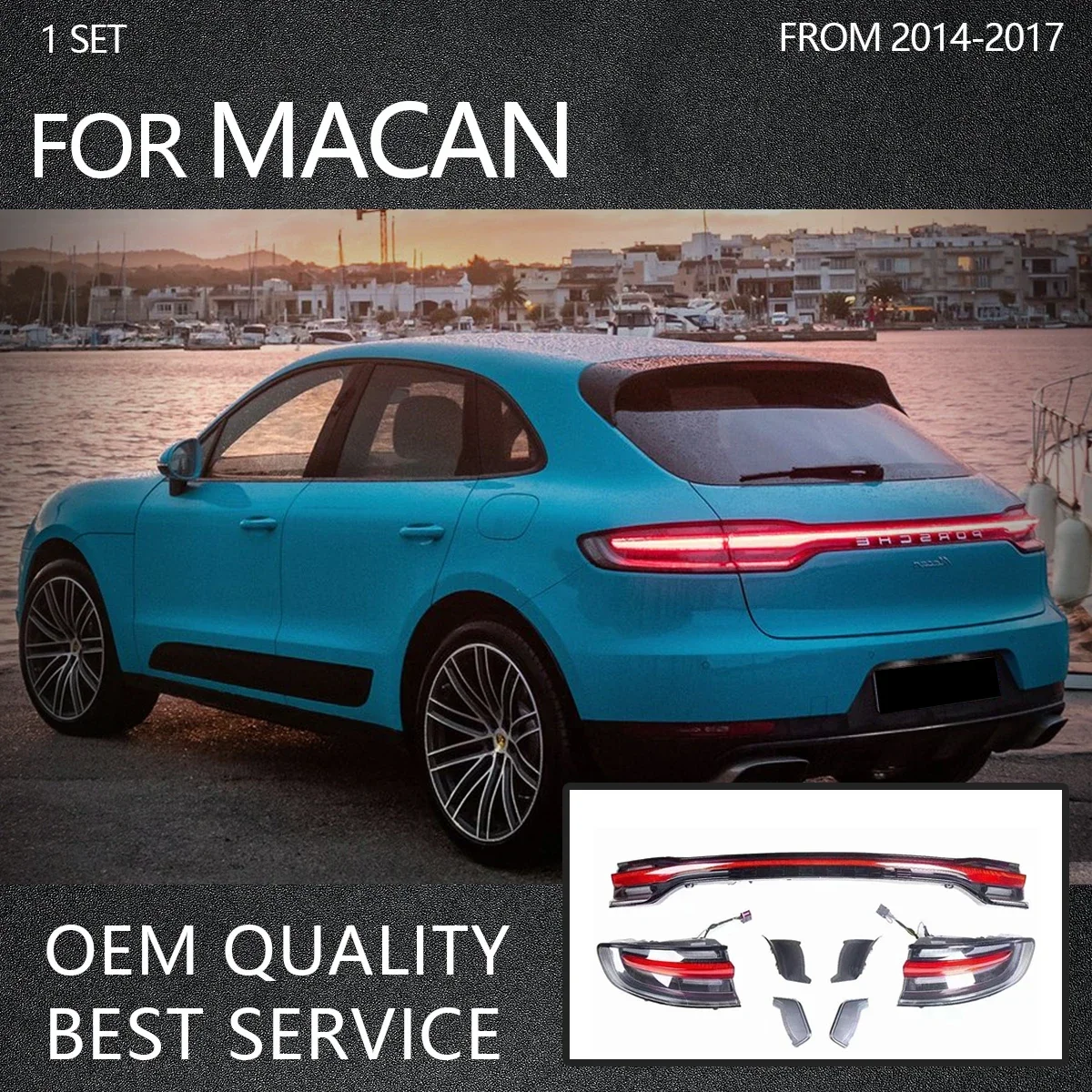 TYPY Новый светодиодный задний фонарь, обновленный, модифицированный для Porsche Macan, задние фонари 2014-2017, динамический сигнальный задний фонарь, автоаксессуары
TYPY Новый светодиодный задний фонарь, обновленный, модифицированный для Porsche Macan, задние фонари 2014-2017, динамический сигнальный задний фонарь, автоаксессуары