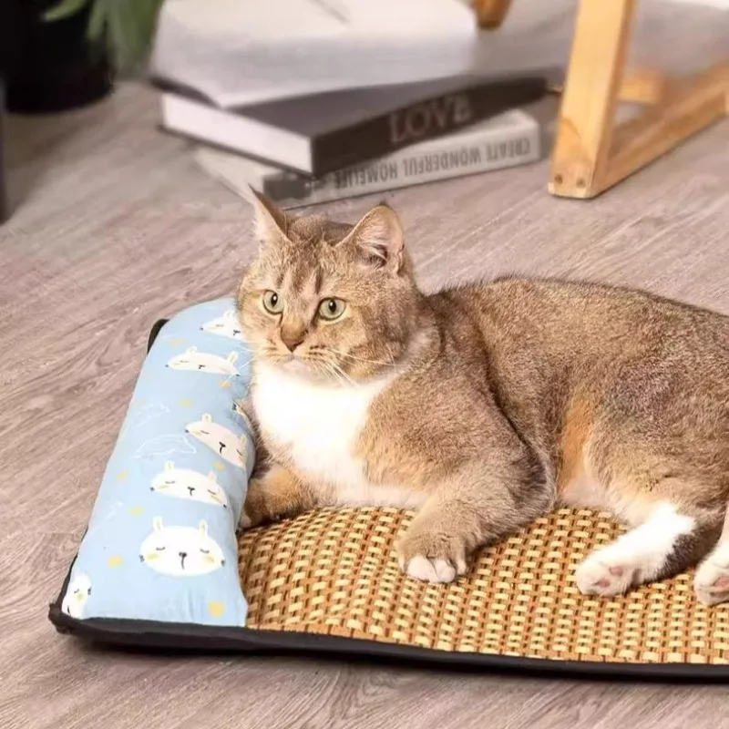 Охлаждающие коврики для домашних животных для кошек, подушечки для спальной кровати с подушкой, товары для рассеивания тепла для котят и щенков, мягкая подушка для домашних собак
Охлаждающие коврики для домашних животных для кошек, подушечки для спальной кровати с подушкой, товары для рассеивания тепла для котят и щенков, мягкая подушка для домашних собак