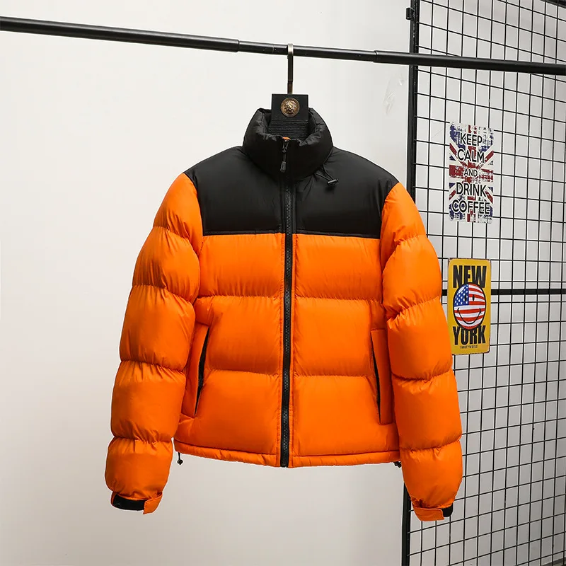 Winter down jacket men's and women's casual trend match color thickened stand-up collar white duck down warm windproof coat
Winter down jacket men's and women's casual trend match color thickened stand-up collar white duck down warm windproof coat