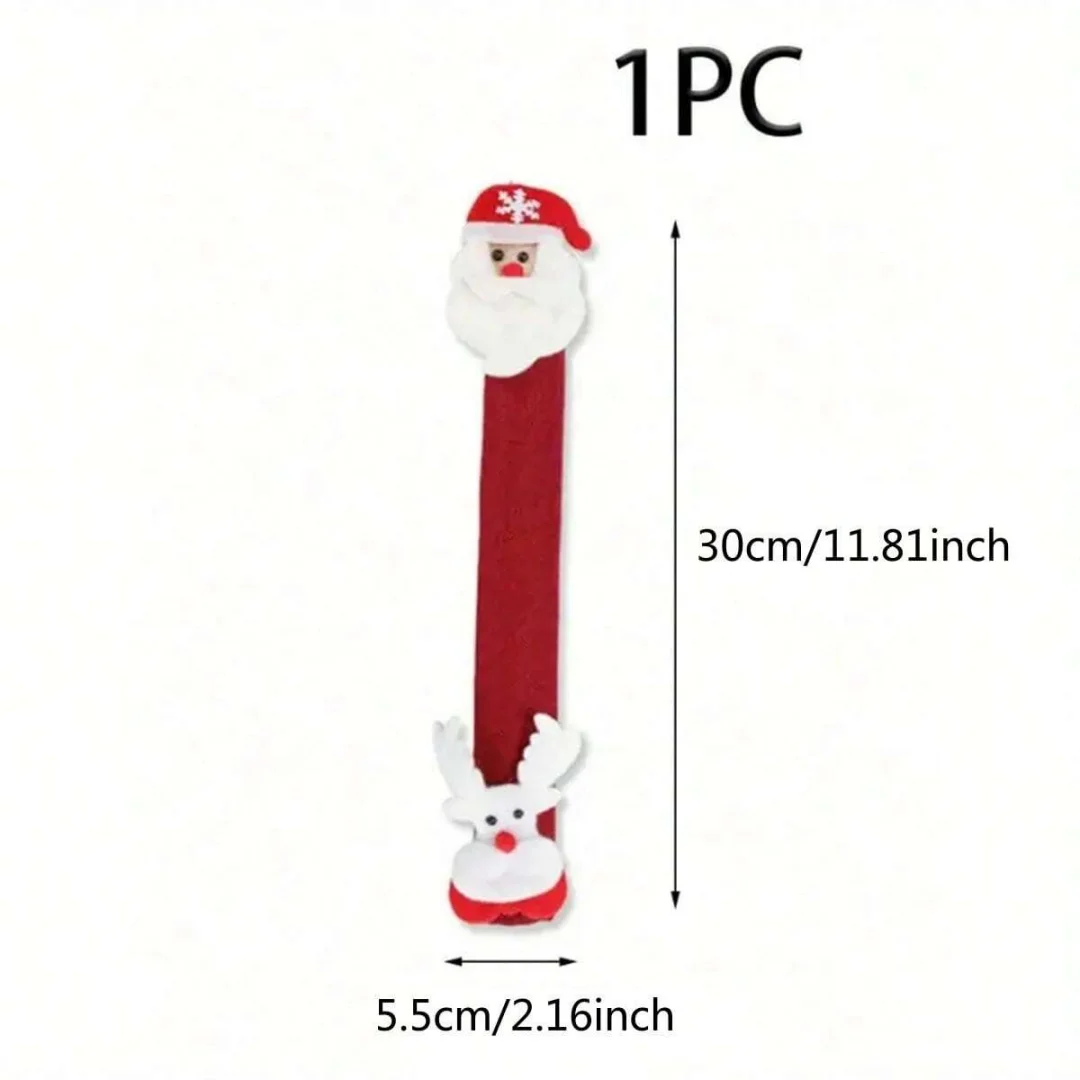 Christmas Themed Kitchen Appliance Handle Cover Santa and Reindeer Pattern Polyester Handle Protector for Refrigerator, Oven, Microwave, Cabinet Door Decoration
Christmas Themed Kitchen Appliance Handle Cover Santa and Reindeer Pattern Polyester Handle Protector for Refrigerator, Oven, Microwave, Cabinet Door Decoration