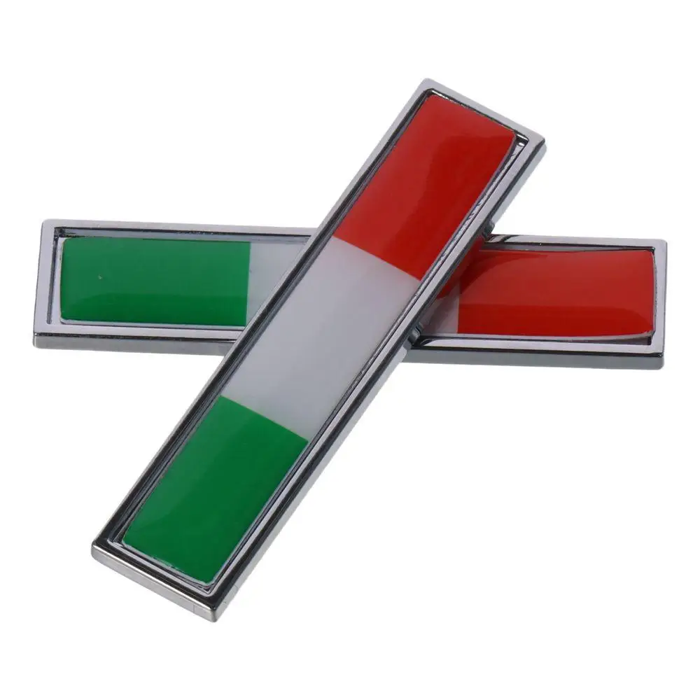 2 PCS 2.28x0.55in Italian Italy Flag Emblem Green White Red Mini Tricolor Car Fender Emblem Badge Car Side Sign Stickers
2 PCS 2.28x0.55in Italian Italy Flag Emblem Green White Red Mini Tricolor Car Fender Emblem Badge Car Side Sign Stickers