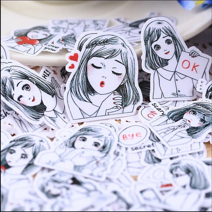 39pcs Cute Self-made Girlhood Girl Stickers Scrapbooking Stickers /decorative Sticker /DIY Craft Photo Albums stationery
39pcs Cute Self-made Girlhood Girl Stickers Scrapbooking Stickers /decorative Sticker /DIY Craft Photo Albums stationery