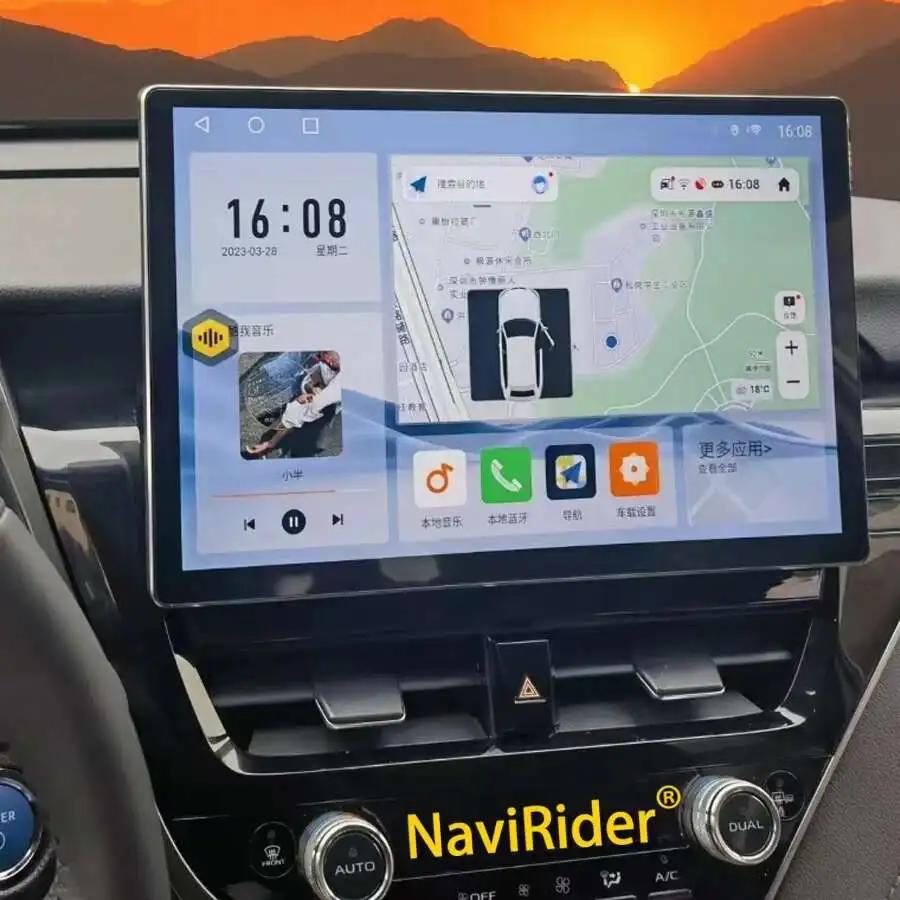 Android 14 2K экран 13,3-дюймовый автомобильный видеоплеер для TOYOTA Camry 2021 2022, гибридный JBL, стерео, GPS-навигация, беспроводной Carplay
Android 14 2K экран 13,3-дюймовый автомобильный видеоплеер для TOYOTA Camry 2021 2022, гибридный JBL, стерео, GPS-навигация, беспроводной Carplay