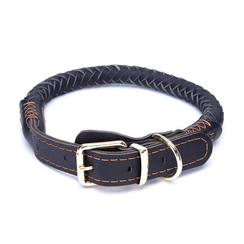 Cowhide Pet Dog Medium and Large Collar Adjustable Bulldog Neck Leash
Cowhide Pet Dog Medium and Large Collar Adjustable Bulldog Neck Leash