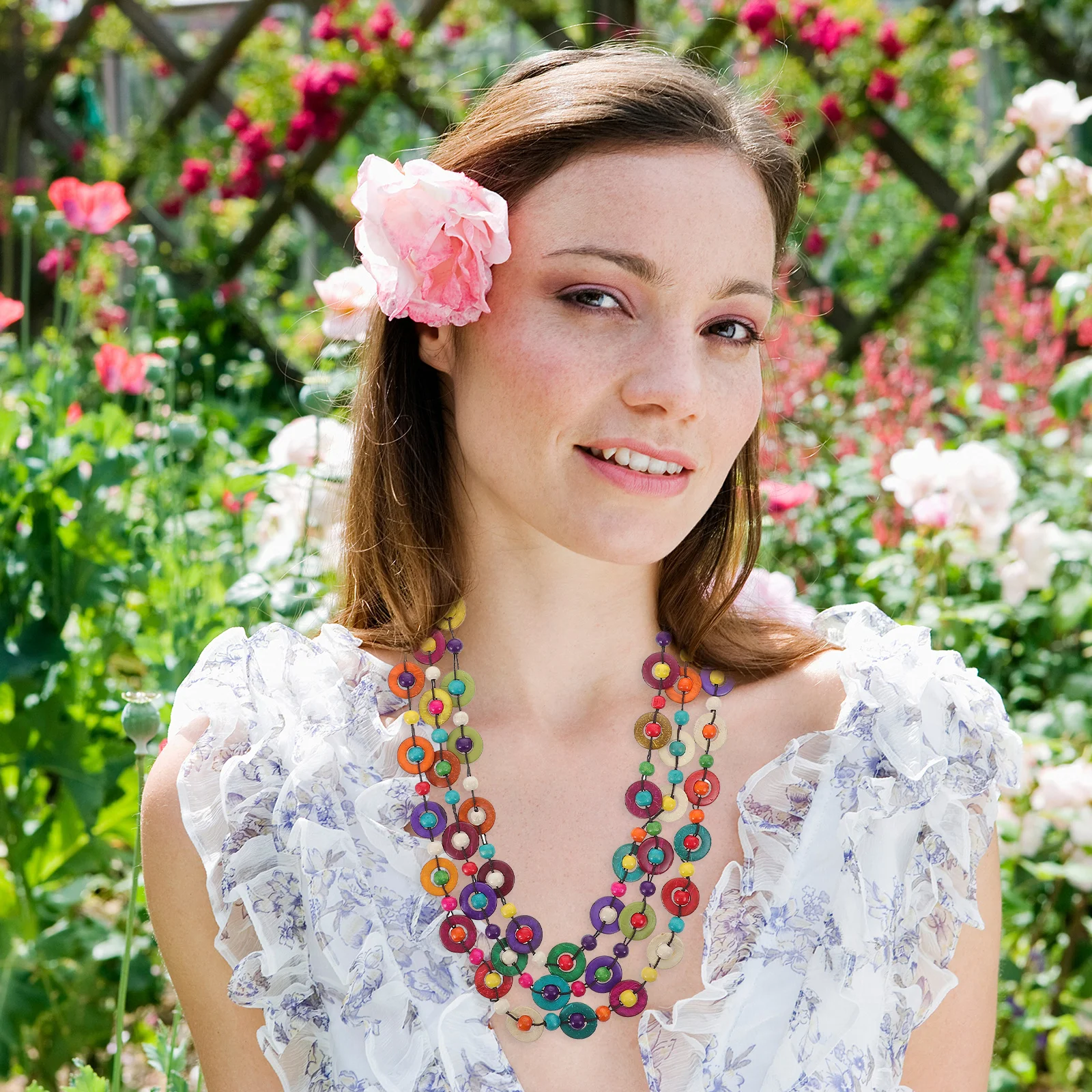 Unique Hand-Knitted Necklace with Coconut Shell and Wooden Beads Bohemia Retro Design Jewelry for Women Trendy Casual to Formal
Unique Hand-Knitted Necklace with Coconut Shell and Wooden Beads Bohemia Retro Design Jewelry for Women Trendy Casual to Formal