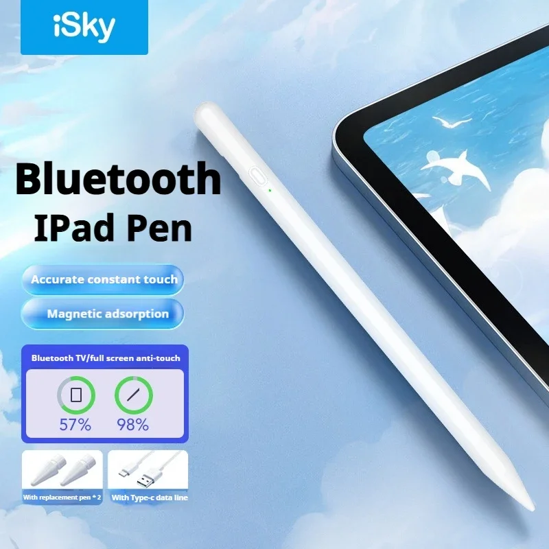 iSky Bluetooth-ручка для планшета Apple Pencils с функцией Palm Rejection для iPad9/10/air5/Pro/mini-стилус для iPad, аксессуары
iSky Bluetooth-ручка для планшета Apple Pencils с функцией Palm Rejection для iPad9/10/air5/Pro/mini-стилус для iPad, аксессуары