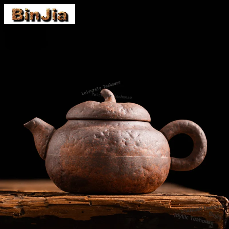 120ml Old Rock Mud Pumpkin Teapot Elegant Tea Infuser Pot Tea Soaking Kettle With Filter Chinese Tea Set Accessories Craft Gift
120ml Old Rock Mud Pumpkin Teapot Elegant Tea Infuser Pot Tea Soaking Kettle With Filter Chinese Tea Set Accessories Craft Gift