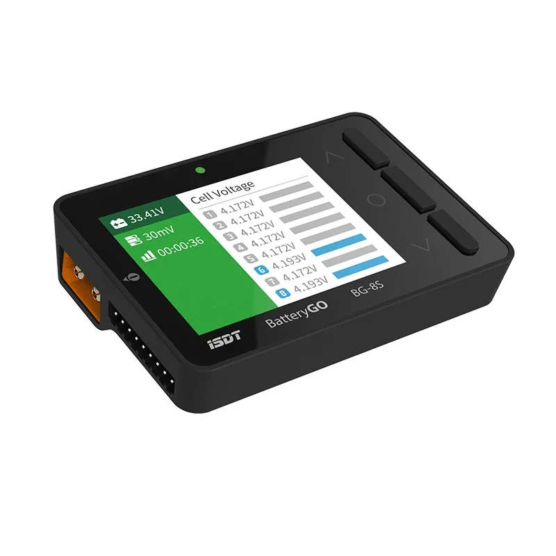 ISDT BG-8S Color Display Dual Support BattGO Smart Battery Checker for LiHv LiPo LiFe NiMH NiCd Pb Battery RC Battery Too
ISDT BG-8S Color Display Dual Support BattGO Smart Battery Checker for LiHv LiPo LiFe NiMH NiCd Pb Battery RC Battery Too