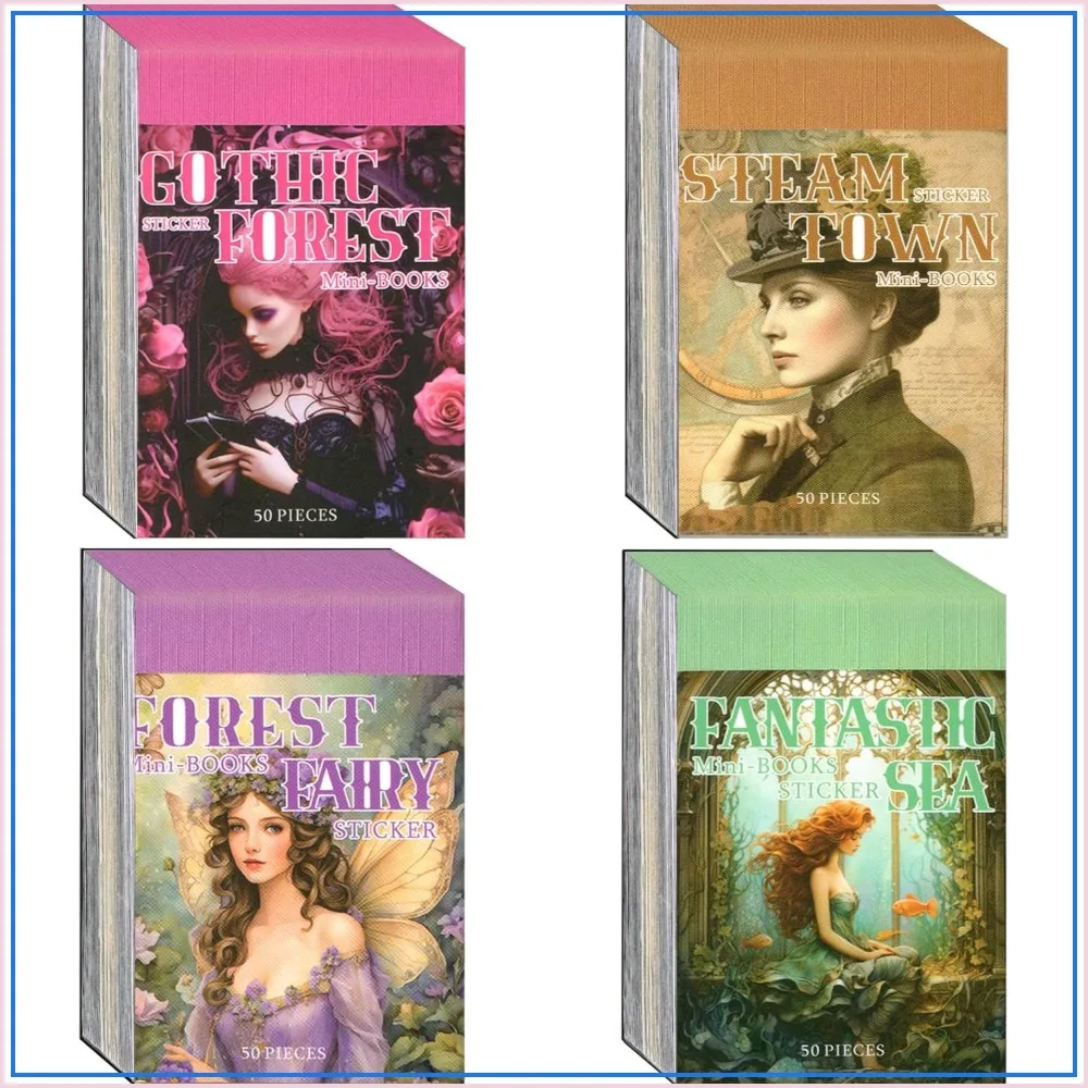 4 Books 200 Pcs Vintage Gothic Washi Stickers for Journaling Scrapbooking Supplies Planner Stationery Craft Gifts
4 Books 200 Pcs Vintage Gothic Washi Stickers for Journaling Scrapbooking Supplies Planner Stationery Craft Gifts