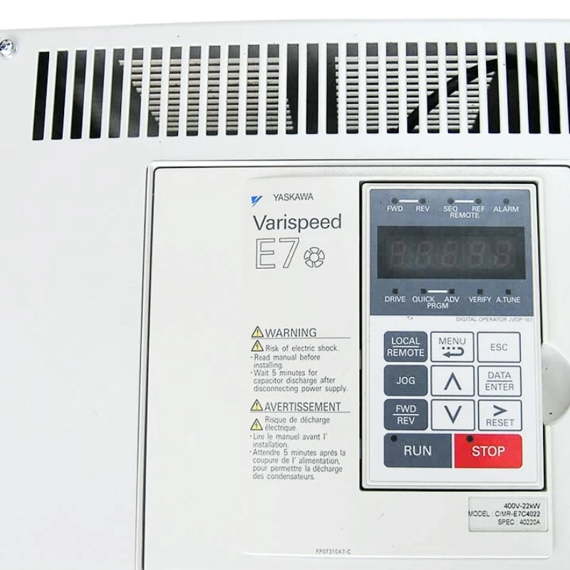 New Yaskawa CIMR-E7C4022 E7 Frequency Inverter Fast Delivery
New Yaskawa CIMR-E7C4022 E7 Frequency Inverter Fast Delivery