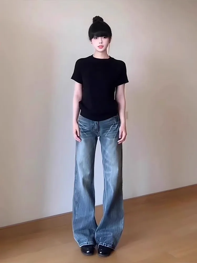 Мужские джинсы Deep Blue в стиле ретро, с принтом «Молния», расклешенные, прямые, широкие, в стиле «CleanFit», молодежный тренд
Мужские джинсы Deep Blue в стиле ретро, с принтом «Молния», расклешенные, прямые, широкие, в стиле «CleanFit», молодежный тренд