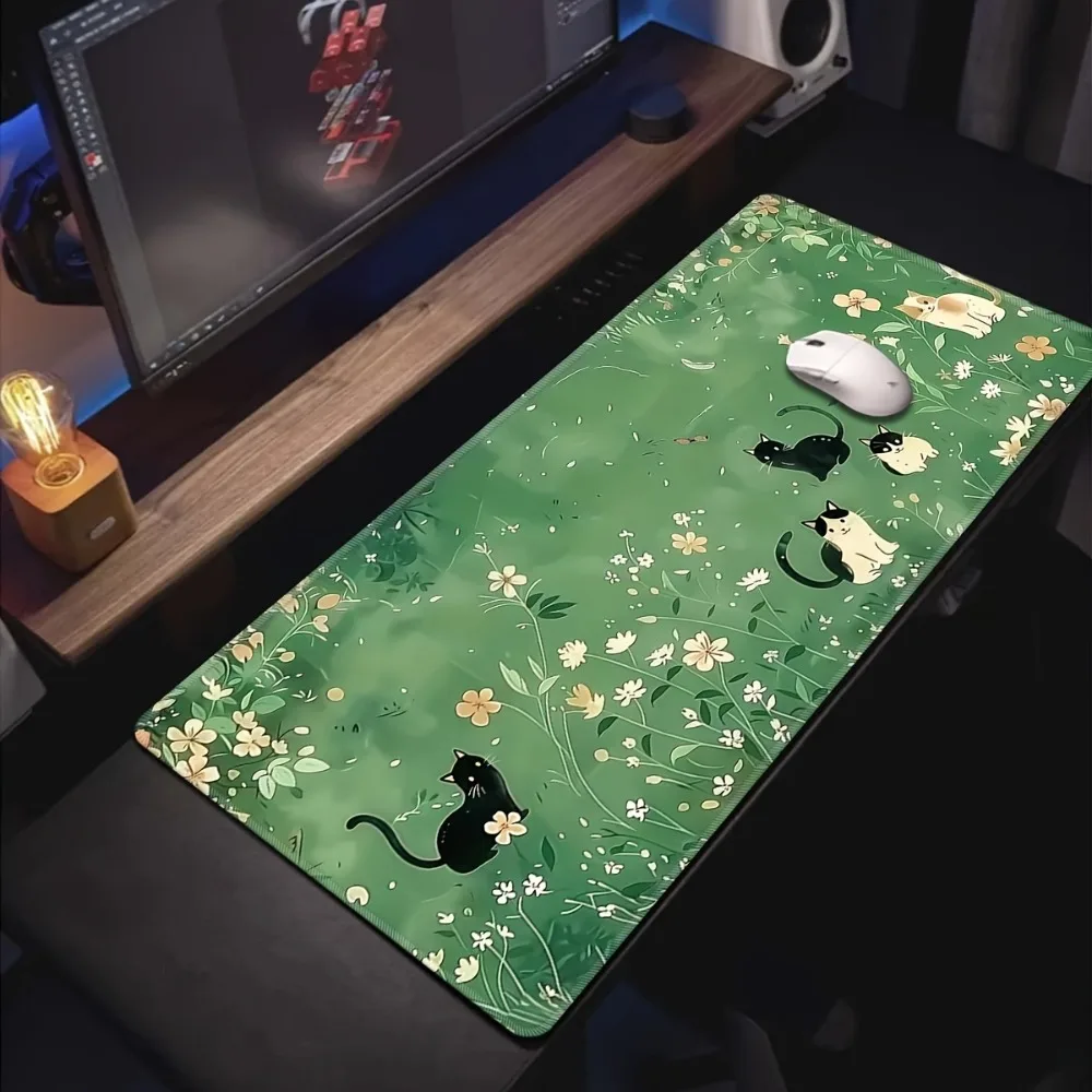Летний коврик для мыши с рисунком травы и кота, резиновый противоскользящий коврик для компьютера, ноутбука, настольного компьютера, утолщенная клавиатура, аксессуары для ПК, замок с краем
Летний коврик для мыши с рисунком травы и кота, резиновый противоскользящий коврик для компьютера, ноутбука, настольного компьютера, утолщенная клавиатура, аксессуары для ПК, замок с краем
