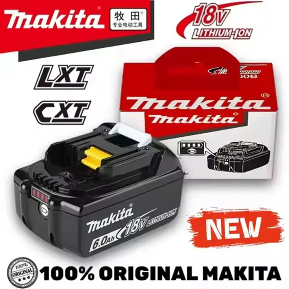 6ah Genuine/Original Makita 18v battery bl1850b BL1850 bl1860 bl 1860 bl1830 bl1815 bl1840 LXT400 6.0Ah for makita 18v tools
6ah Genuine/Original Makita 18v battery bl1850b BL1850 bl1860 bl 1860 bl1830 bl1815 bl1840 LXT400 6.0Ah for makita 18v tools