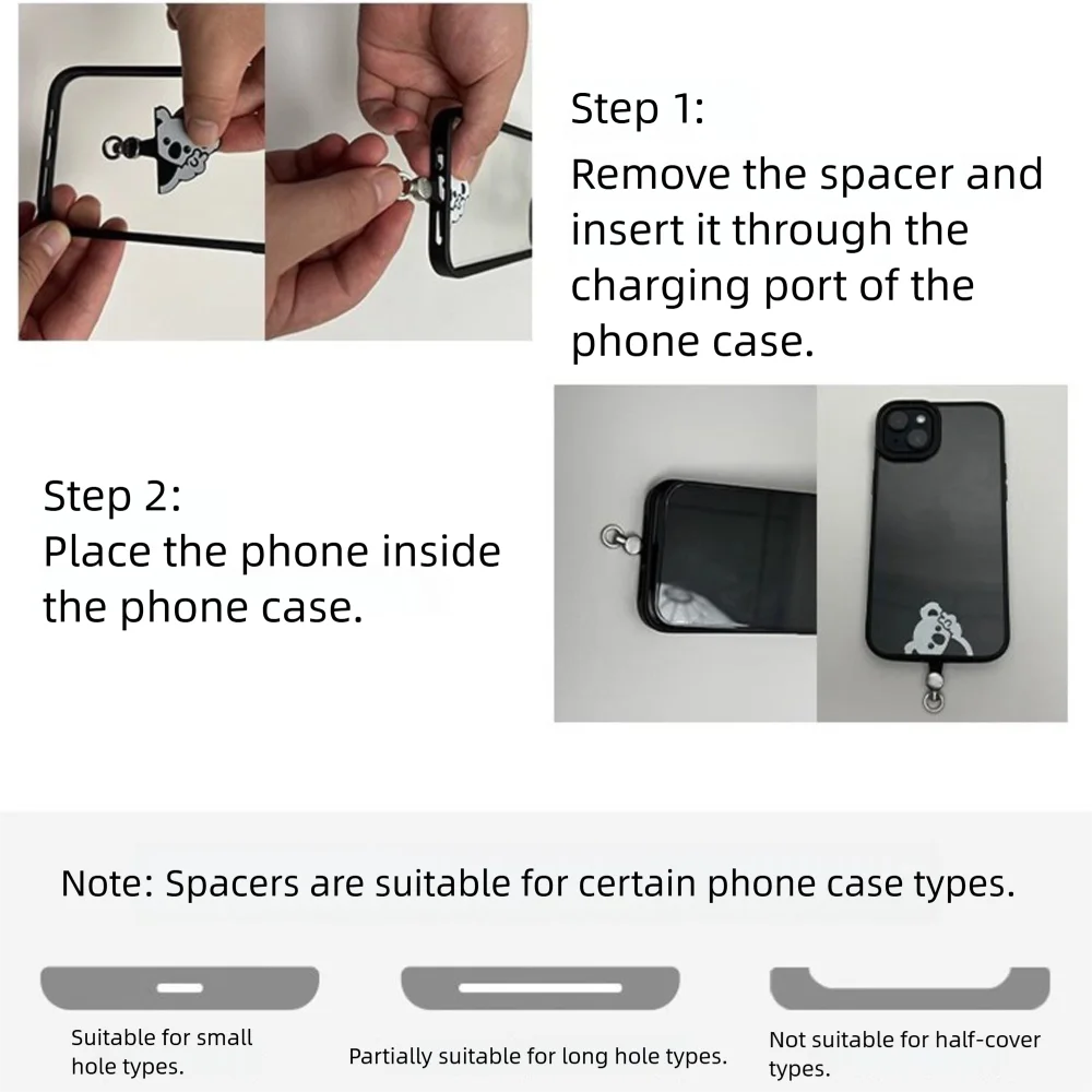 Cute Cartoon Cellphone Lanyard Patch Nylon Anti-Fall Phone Tether Tab Patch Gasket 360 Rotatable Safety Connecter Piece
Cute Cartoon Cellphone Lanyard Patch Nylon Anti-Fall Phone Tether Tab Patch Gasket 360 Rotatable Safety Connecter Piece