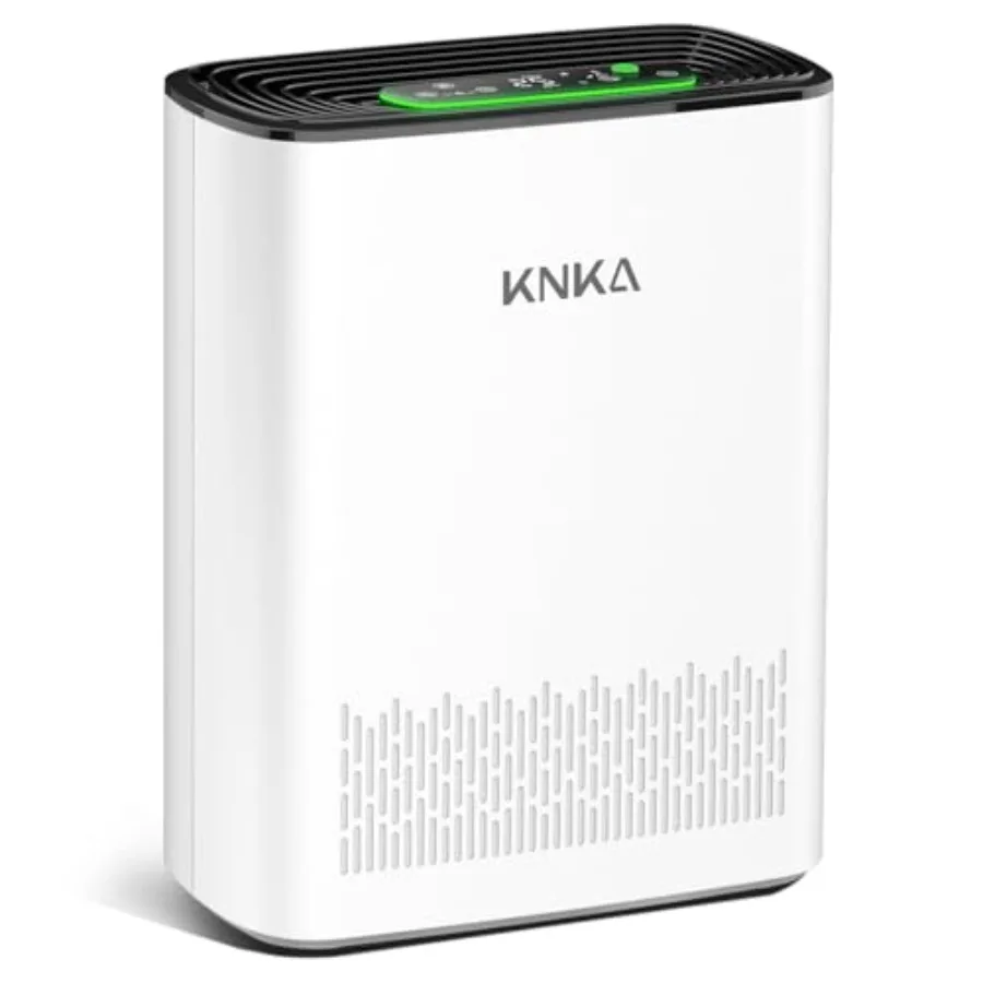 KNKA Air Purifier for Home Bedroom True HEPA Air Cleaner with Washable Pre-Filter AQI Display Turbo Mode for Pets Allergies Dus
KNKA Air Purifier for Home Bedroom True HEPA Air Cleaner with Washable Pre-Filter AQI Display Turbo Mode for Pets Allergies Dus