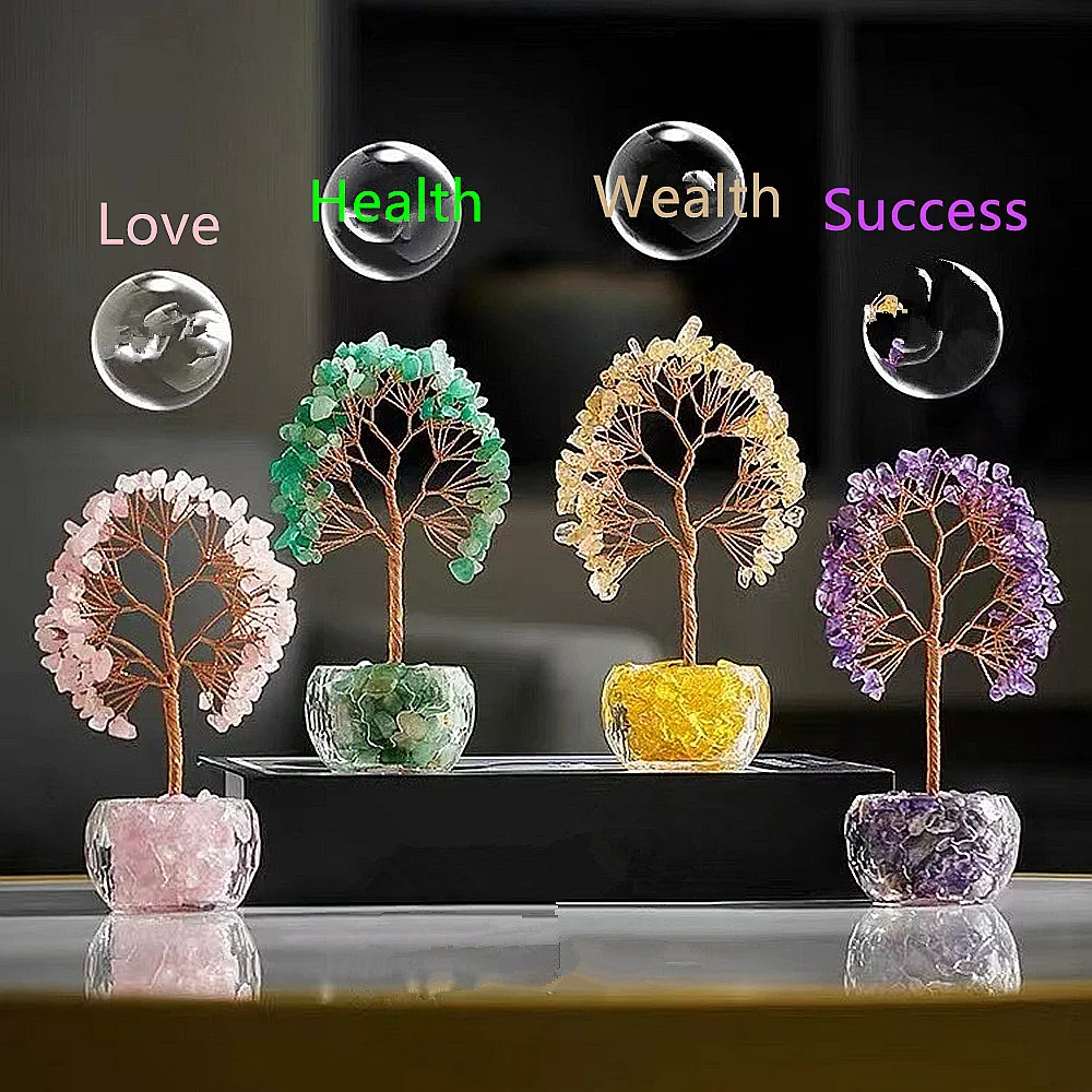 15.2cm 12 Flowers Natural Crystal Life Tree Bringing Lucky/Wealth/Love/Success Home/Office Decorate Money Tree Ornaments
15.2cm 12 Flowers Natural Crystal Life Tree Bringing Lucky/Wealth/Love/Success Home/Office Decorate Money Tree Ornaments