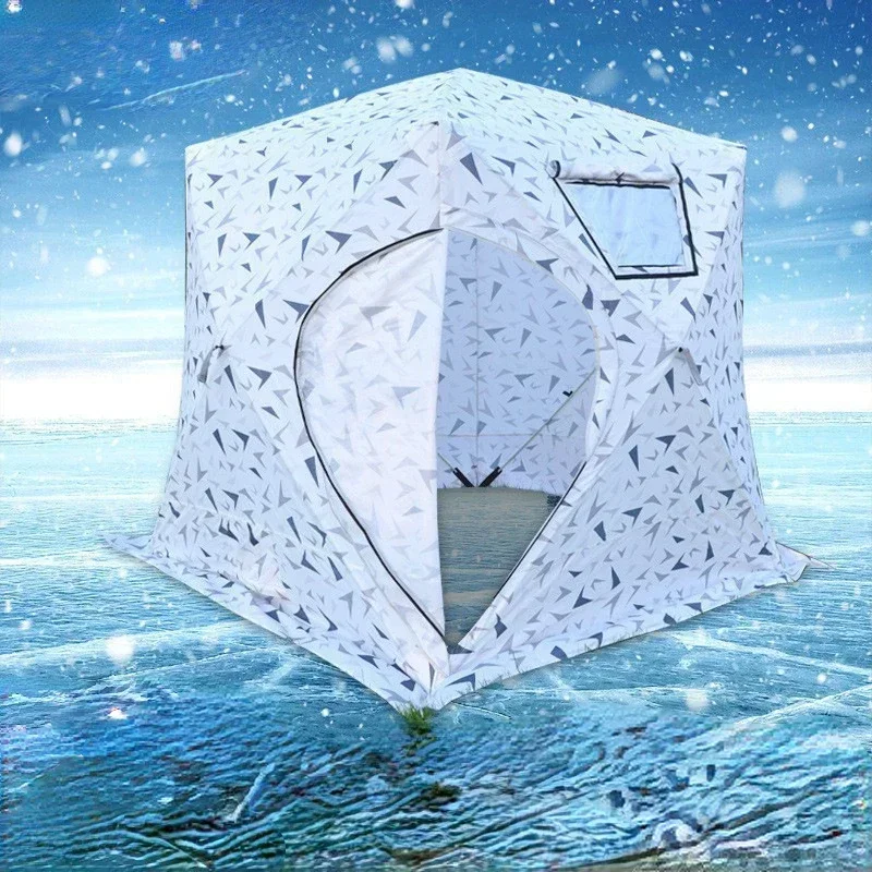 Cold Resistant Winter Fishing Tent Outdoor Thickened Ice Fishing Tent Portable Automatic Warmth Oxford Fishing Tent
Cold Resistant Winter Fishing Tent Outdoor Thickened Ice Fishing Tent Portable Automatic Warmth Oxford Fishing Tent
