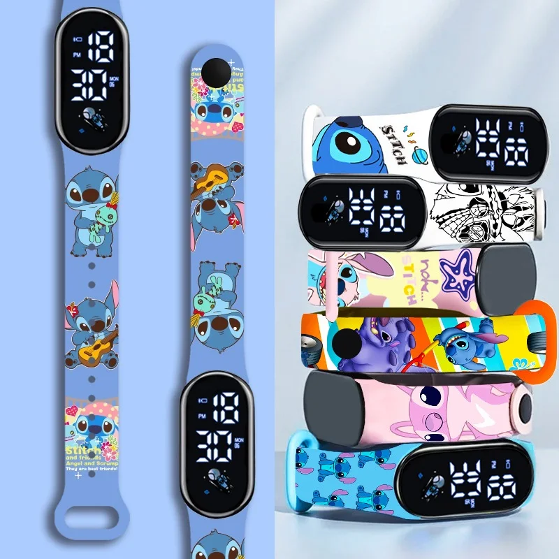 Disney Stitch Children Watches Girls Waterproof Sport Touch Screen Watch for Women Waterproof Digital Clock Bracelet Gifts
Disney Stitch Children Watches Girls Waterproof Sport Touch Screen Watch for Women Waterproof Digital Clock Bracelet Gifts