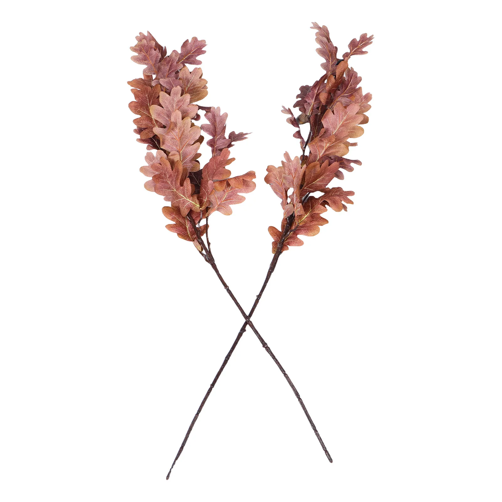 2pcs Faux Oak Leaves Branches Realistic Fall Leaves Stems For Wedding Home Decor Long Artificial Tree Branches Fade Resistant
2pcs Faux Oak Leaves Branches Realistic Fall Leaves Stems For Wedding Home Decor Long Artificial Tree Branches Fade Resistant