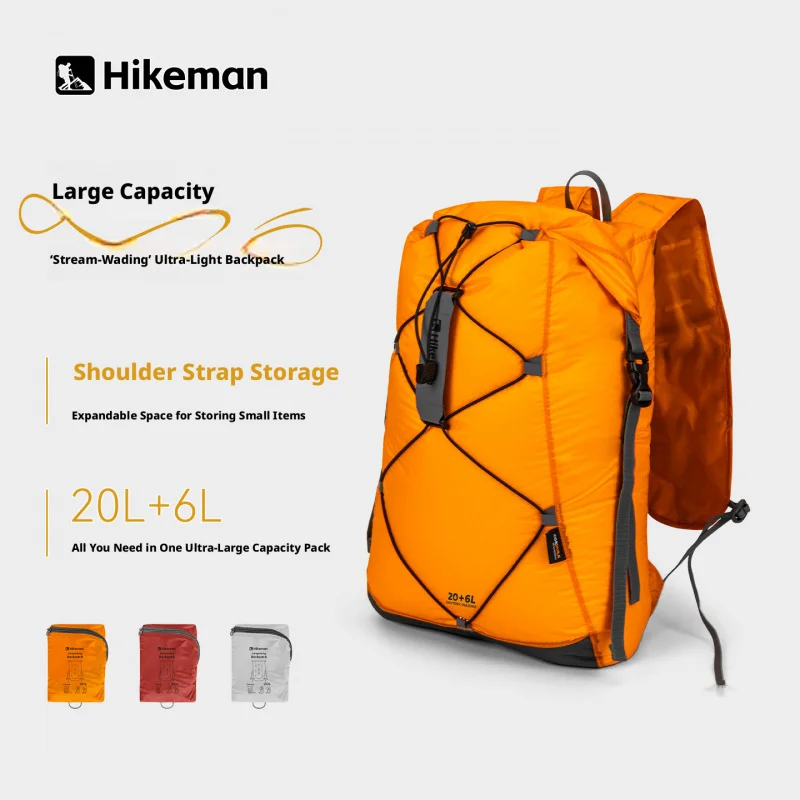 Hikeman Outdoor camping backpack for travel and hiking, lightweight sports backpack with dry and wet separation river trekking
Hikeman Outdoor camping backpack for travel and hiking, lightweight sports backpack with dry and wet separation river trekking