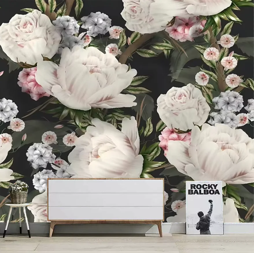 Customized size wallpaper simple hand drawn watercolor rose blossom wallpaper home decoration peony flower flat decoration mural
Customized size wallpaper simple hand drawn watercolor rose blossom wallpaper home decoration peony flower flat decoration mural