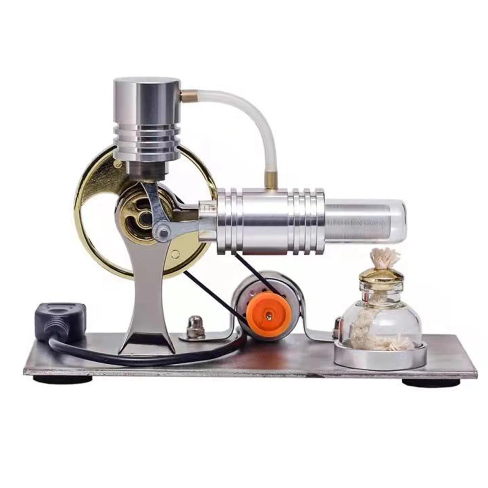 A43M L-Shape Stirling Engine Model with USB Connector and Night Light,Stirling Engine Model Educational Toy
A43M L-Shape Stirling Engine Model with USB Connector and Night Light,Stirling Engine Model Educational Toy