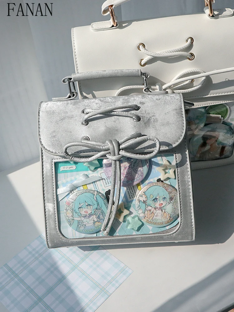 Fashion Girl Bag Japanese Style Transparent Crossbody Bags for Women Sweet and Cute Women's Handbags
Fashion Girl Bag Japanese Style Transparent Crossbody Bags for Women Sweet and Cute Women's Handbags
