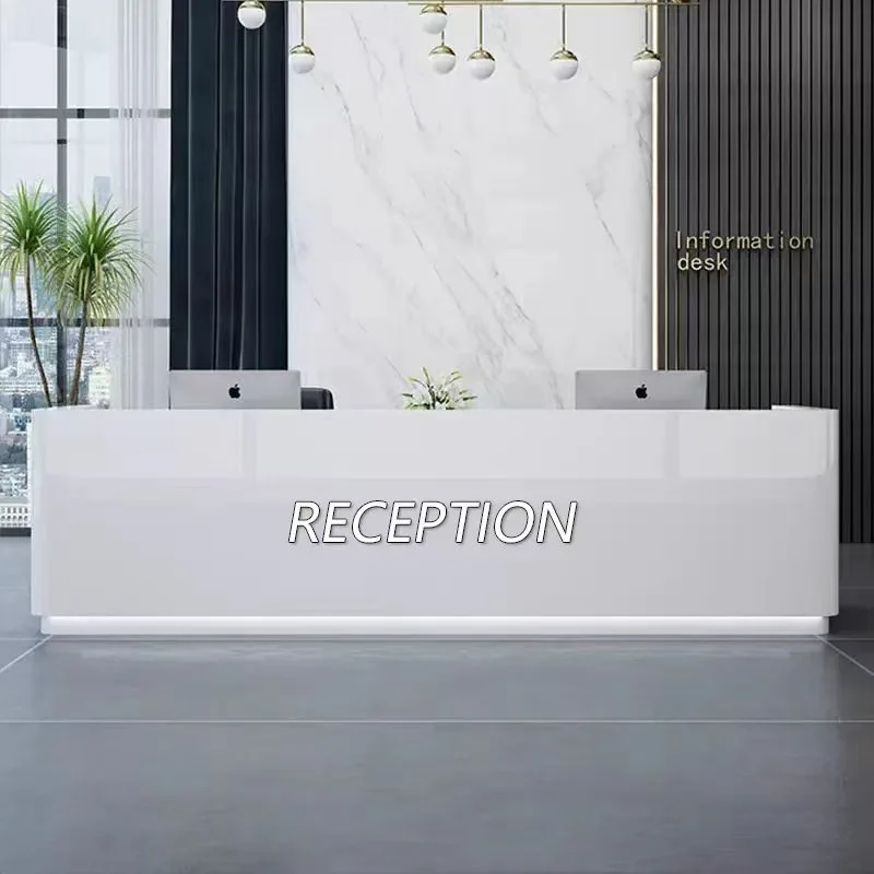 Barber Front Desk Reception Counter Modern Design Long Business Reception Desk Beauty Salon Mostrador Recepcion Office Furniture
Barber Front Desk Reception Counter Modern Design Long Business Reception Desk Beauty Salon Mostrador Recepcion Office Furniture