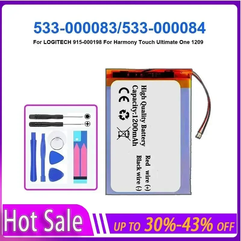 Laptop Battery 1100mAh For LOGITECH 915-000198 For Harmony Touch Ultimate One 1209 533-000083/533-000084 Track NO Wrranty
Laptop Battery 1100mAh For LOGITECH 915-000198 For Harmony Touch Ultimate One 1209 533-000083/533-000084 Track NO Wrranty
